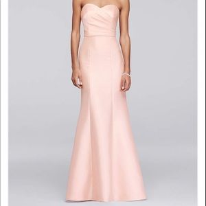 Bridesmaid Dress from David’s Bridal in color Chianti